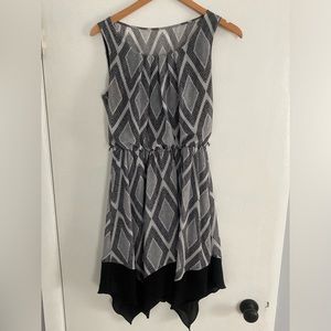 $15 or 2/$21  AB studio black and white design dress